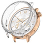 Single Row Diamond Half Coverage Hollow PC Watch Protective Case, For OPPO Watch X2 Mini