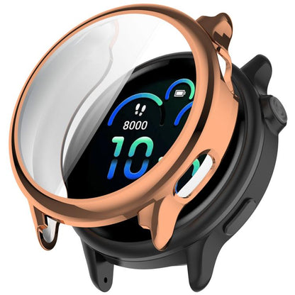 Electroplated TPU Full Coverage Watch Protective Case, For Garmin Vivoactive 6