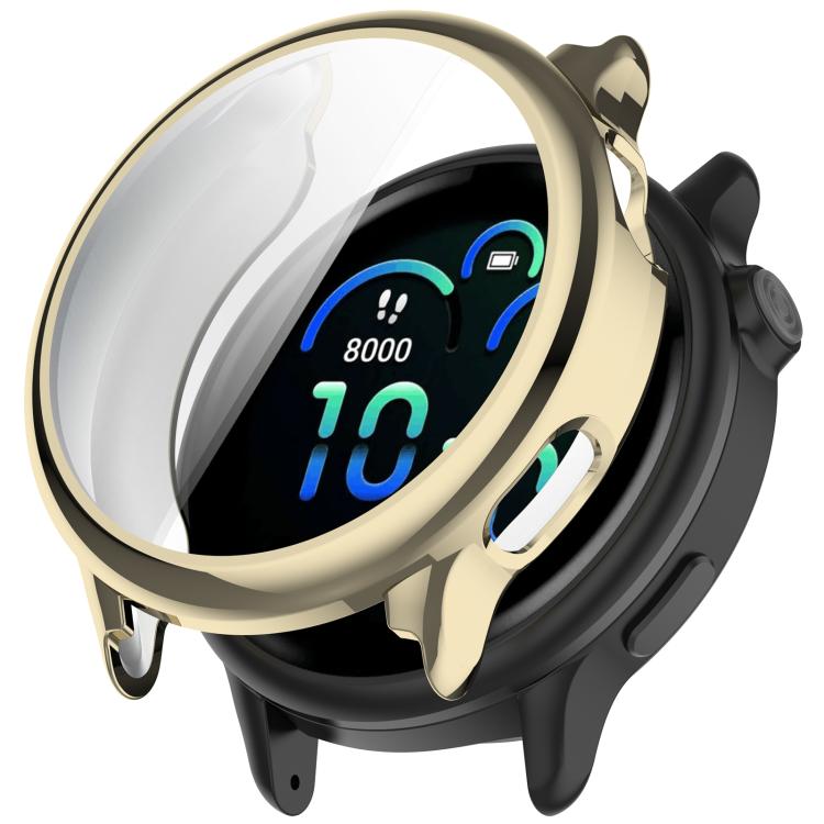 Electroplated TPU Full Coverage Watch Protective Case, For Garmin Vivoactive 6
