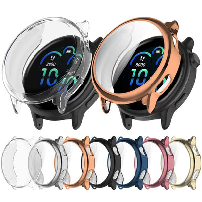 Electroplated TPU Full Coverage Watch Protective Case, For Garmin Vivoactive 6