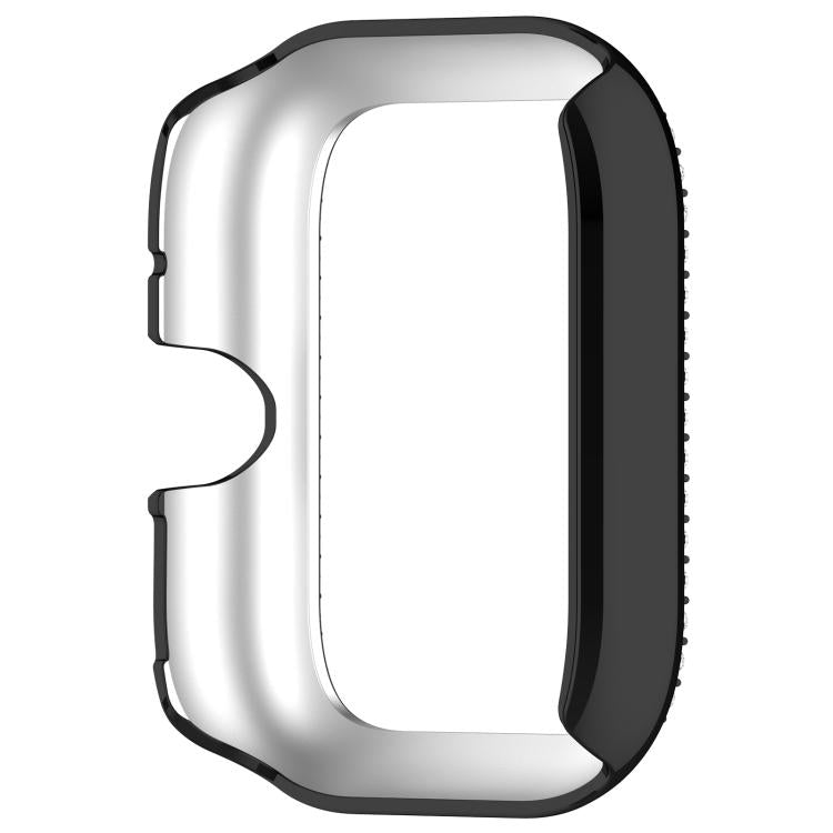 Single Row Diamond Half Coverage Hollow PC Watch Protective Case, For vivo Watch GT / iQOO Watch GT