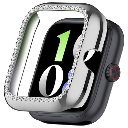 Single Row Diamond Half Coverage Hollow PC Watch Protective Case, For vivo Watch GT / iQOO Watch GT