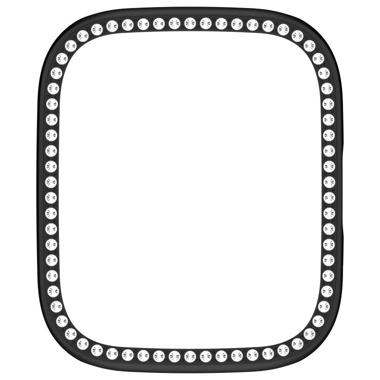 Single Row Diamond Half Coverage Hollow PC Watch Protective Case, For Redmi Watch 3 / Watch 3 Lite