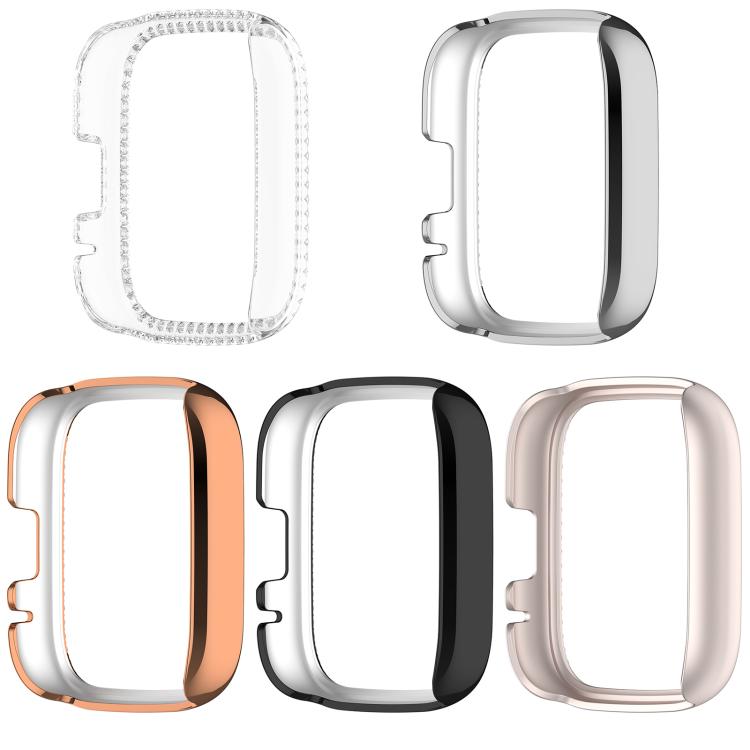 Single Row Diamond Half Coverage Hollow PC Watch Protective Case, For Redmi Watch 3 / Watch 3 Lite