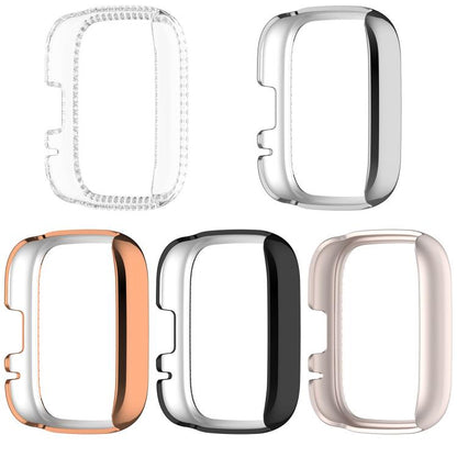 Single Row Diamond Half Coverage Hollow PC Watch Protective Case, For Redmi Watch 3 / Watch 3 Lite