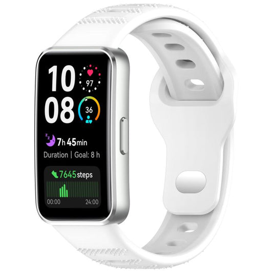 Dot Reverse Buckle Silicone Watch Band, For Huawei Band 10 / 9 / 8