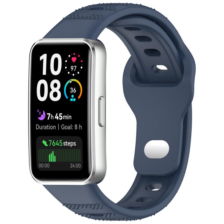 Dot Reverse Buckle Silicone Watch Band, For Huawei Band 10 / 9 / 8