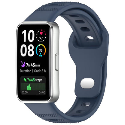 Dot Reverse Buckle Silicone Watch Band, For Huawei Band 10 / 9 / 8