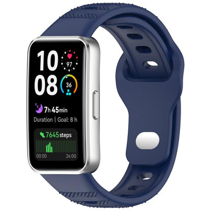 Dot Reverse Buckle Silicone Watch Band, For Huawei Band 10 / 9 / 8