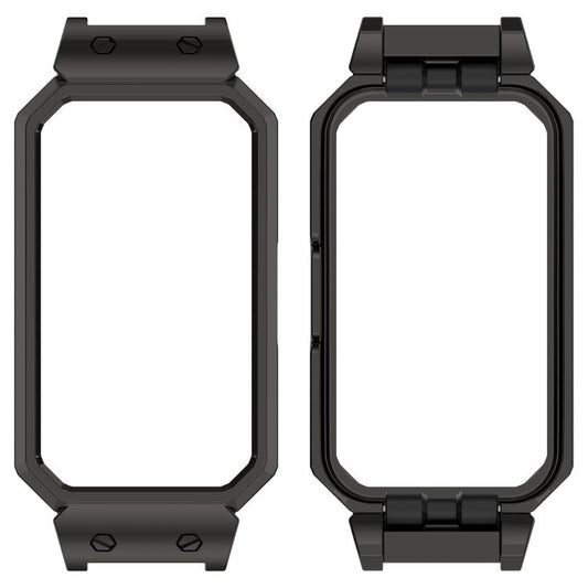 12mm Metal Frame Watch Protective Case, For Huawei Band 10 / 9 / 8