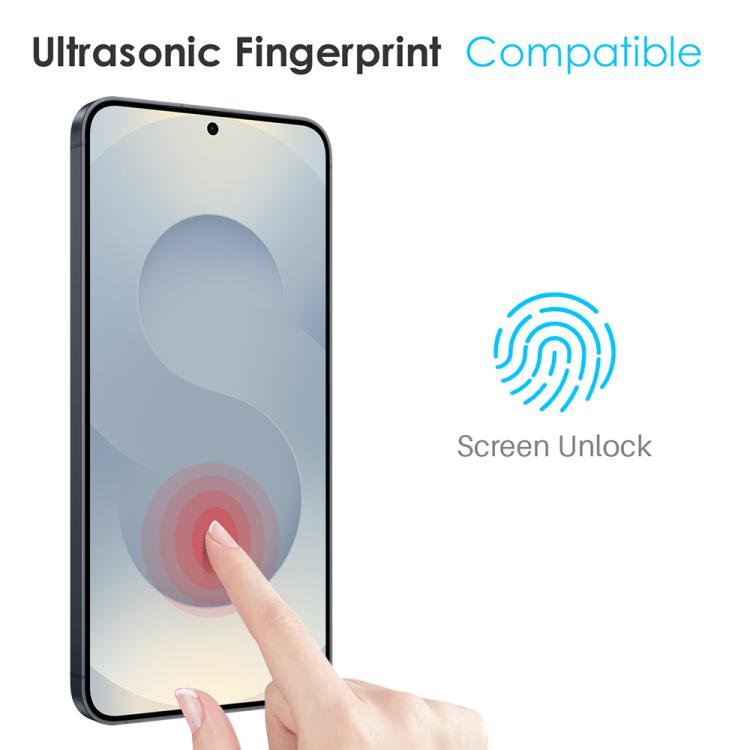 NORTHJO 2 in 1 TPU Airbag Shockproof Phone Case with Screen Film, For Samsung Galaxy S25 Edge 5G, For Samsung Galaxy S25 5G, For Samsung Galaxy S25+ 5G, For Samsung Galaxy S25 Ultra 5G