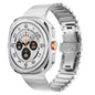 One-bead Butterfly Buckle Stainless Steel Watch Band, For Samsung Galaxy Watch Ultra 47mm