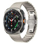 One-bead Butterfly Buckle Stainless Steel Watch Band, For Samsung Galaxy Watch Ultra 47mm
