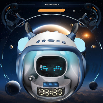 Space Sapsule Clock Wireless Bluetooth Speaker With Atmosphere Light
