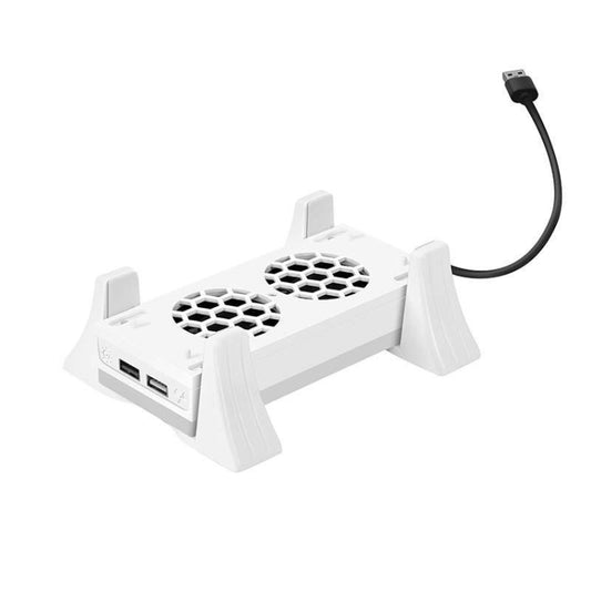 For XBOX Series S Console Base Cooling Fan Built-in LED Light Strip, Base Cooling Fan White, Base Cooling Fan Black