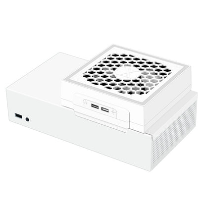 For XBOX Series S Console Side-mounted Cooling Fan RGB Color Light Radiator, For XBOX Series S