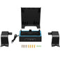 For XBOX Series S Wall Mounted Cooling RGB Multi-function Base With Fan and Hook, Wall Mounted Rack