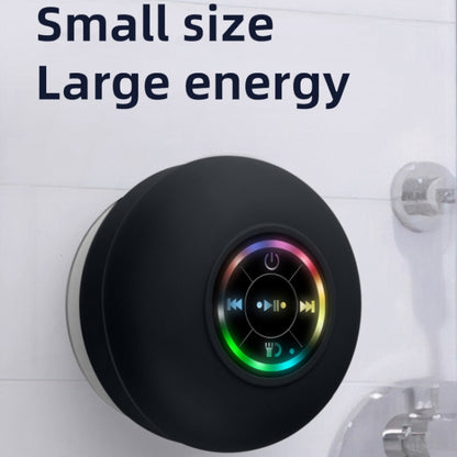BT-07 Portable Large Suction Cup Waterproof Bathroom Bluetooth Speaker