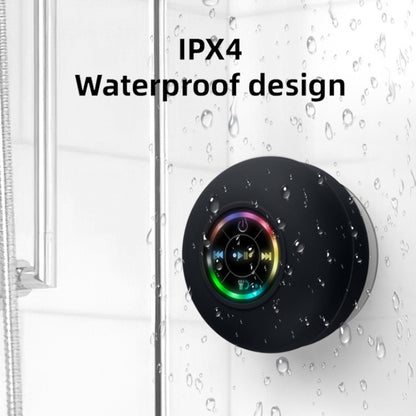 BT-07 Portable Large Suction Cup Waterproof Bathroom Bluetooth Speaker