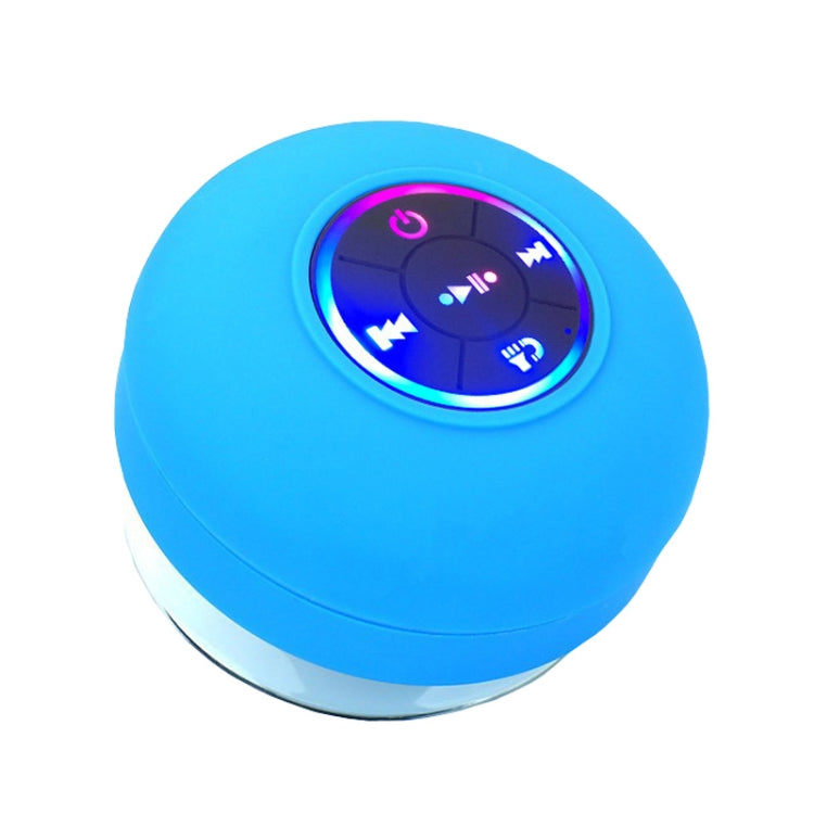 Bathroom Suction Cup Waterproof Bluetooth Stereo Portable Home Outdoor Dazzling Colorful Speaker