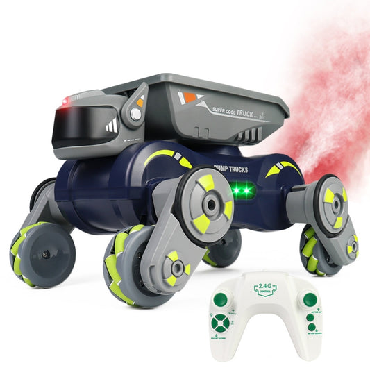 Eight Wheel Stunt Robot Dog Smart Gesture Sensor RC Kids Toy Car With Lights Music Spray Car, Green Single RC, Orange Single RC, Green Dual RC, Orange Dual RC, Tank Green Single RC, Tank Orange Single RC, Tank Green Dual RC, Tank Orange Dual RC