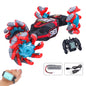 2.4G Gesture Sensor Twist Stunt RC Car Drift 4WD Climbing Transformation Toy Car With Music Led Lights, 1:14