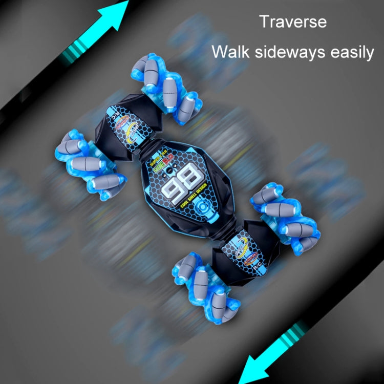 2.4G Gesture Sensor Twist Stunt RC Car Drift 4WD Climbing Transformation Toy Car With Music Led Lights, 1:14