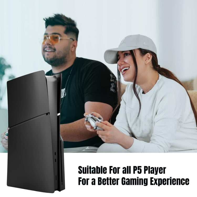 For PS5 Slim Replacement Faceplate Shell Detachable Protective Case, Disc Edition Black, Digital Edition Black, Disc Edition White, Digital Edition White, Disc Edition Gray, Digital Edition Gray
