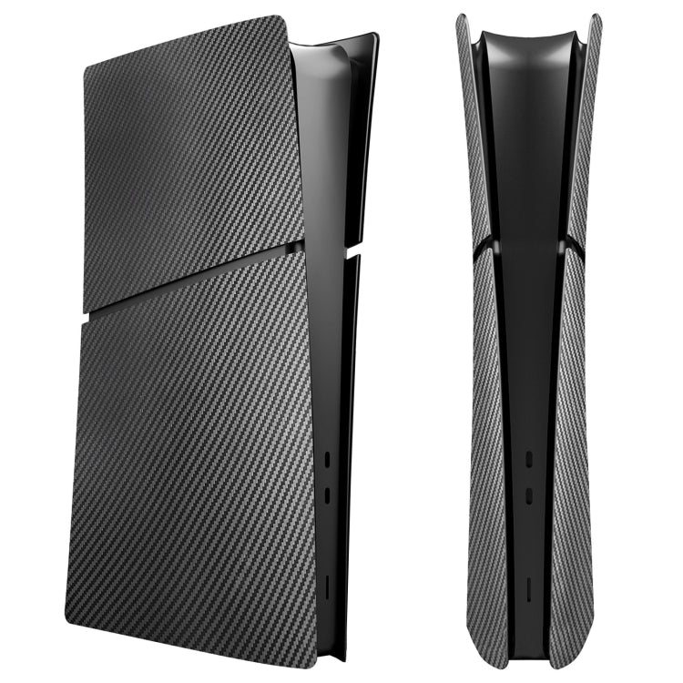 For PS5 Slim Carbon Fiber Replacement Shell Protective Faceplate, 1.0 Disc Edition, 1.0 Digital Edition, 2.0 Disc Edition, 2.0 Digital Edition
