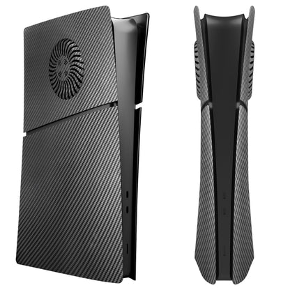 For PS5 Slim Carbon Fiber Replacement Shell Protective Faceplate, 1.0 Disc Edition, 1.0 Digital Edition, 2.0 Disc Edition, 2.0 Digital Edition