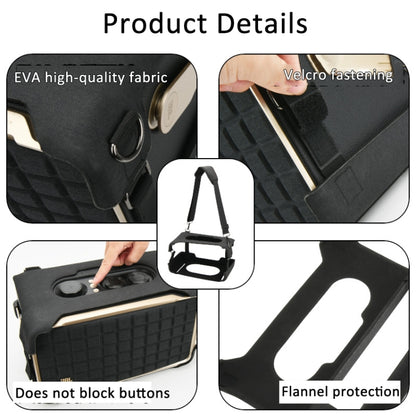 For JBL Authentics 300 Speaker EVA Protective Cover Portable Case With Shoulder Strap, For JBL Authentics 300 cover