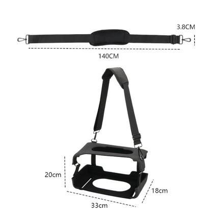 For JBL Authentics 300 Speaker EVA Protective Cover Portable Case With Shoulder Strap, For JBL Authentics 300 cover