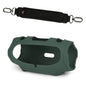 For JBL Xtreme 4 Speaker Silicone Case with Decompression Carrying Strap Portable Protective Shell, With Handle Green, With Handle Black, With Handle Blue