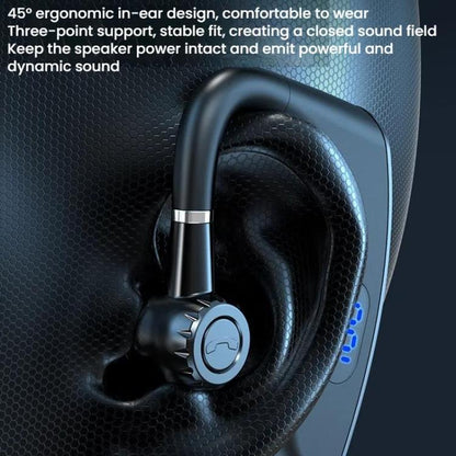 On-Ear Business Digital Display Bluetooth Earphone, V18