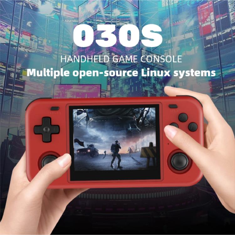 O30S 3.5-inch IPS Screen Open Source Handheld Game Console Linux System, 64G, 128G