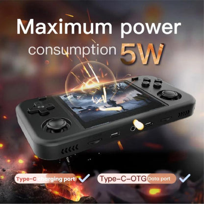 O30S 3.5-inch IPS Screen Open Source Handheld Game Console Linux System, 64G, 128G