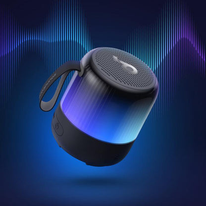 ANKER A3136 Soundcore Glow Mini Neon Subwoofer Wireless Bluetooth Small Speaker, A3136