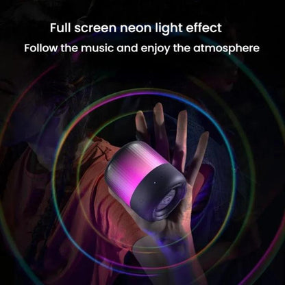 ANKER A3136 Soundcore Glow Mini Neon Subwoofer Wireless Bluetooth Small Speaker, A3136