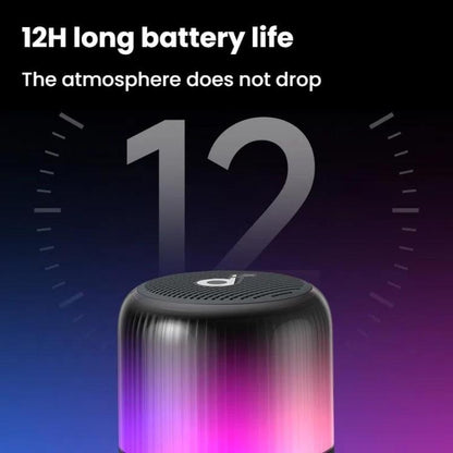 ANKER A3136 Soundcore Glow Mini Neon Subwoofer Wireless Bluetooth Small Speaker, A3136