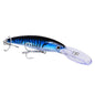 PROBEROS DW627 Long-Distance Casting Large Minnow Lure Fishing Bionic Bait, A, B, C, D, E, F, G, H, I, J