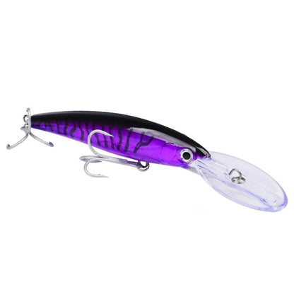 PROBEROS DW627 Long-Distance Casting Large Minnow Lure Fishing Bionic Bait, A, B, C, D, E, F, G, H, I, J