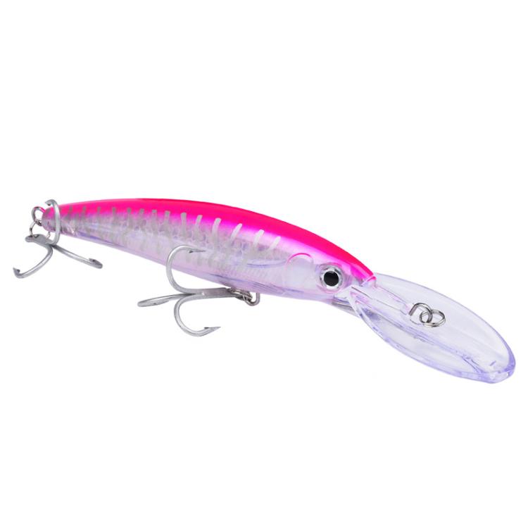PROBEROS DW627 Long-Distance Casting Large Minnow Lure Fishing Bionic Bait, A, B, C, D, E, F, G, H, I, J