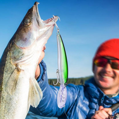 PROBEROS DW627 Long-Distance Casting Large Minnow Lure Fishing Bionic Bait, A, B, C, D, E, F, G, H, I, J