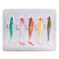 5pcs / Set T-Tail Lua False Bait Single Hook Full Swimming Submerged Imitation Soft Lure, PROBEROS DW6092N6A, PROBEROS DW6092N12A, PROBEROS DW6092N6B