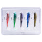 5pcs / Set T-Tail Lua False Bait Single Hook Full Swimming Submerged Imitation Soft Lure, PROBEROS DW6092N6A, PROBEROS DW6092N12A, PROBEROS DW6092N6B