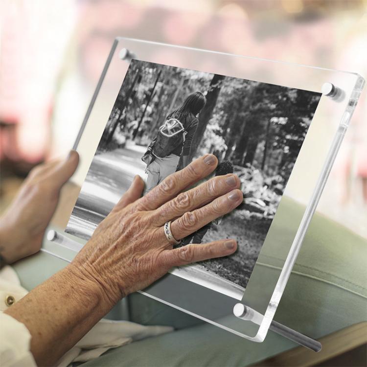 Acrylic Photo Frame Transparent Crystal Desktop Certificate Business License Frame, A4, A3, B4, B5, 4x6inch, 5x7inch, 8x10inch