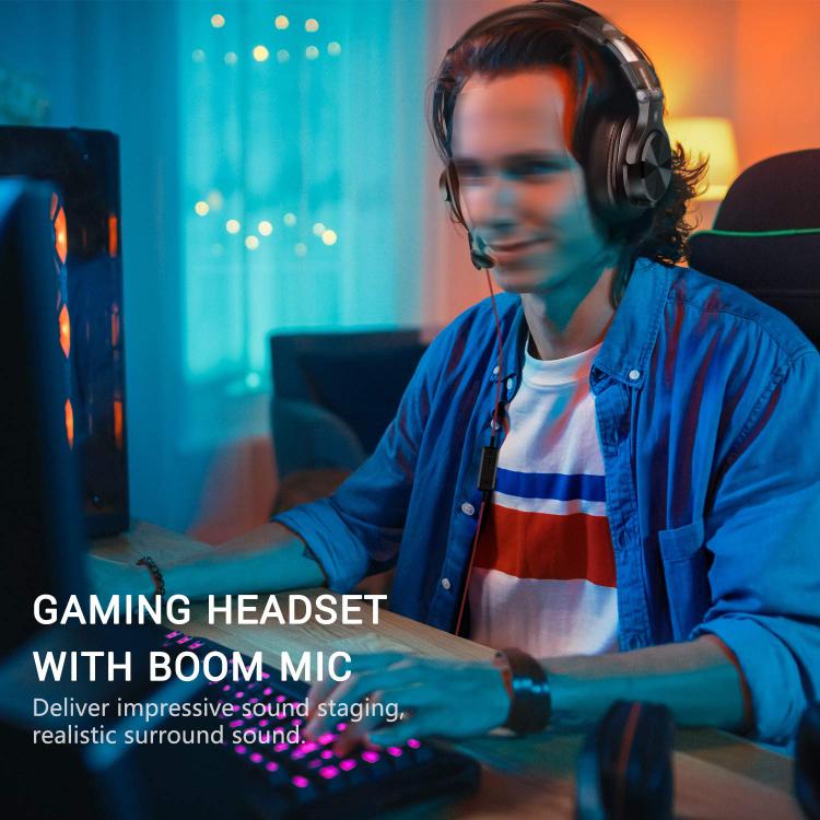 OneOdio A71M Headset Wired DJ Disc Monitor Headphones With Mic Computer Headphone, A71M
